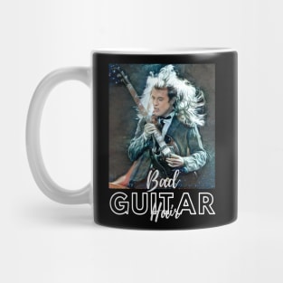 Bad Hair Guitar (air guitar) Mug